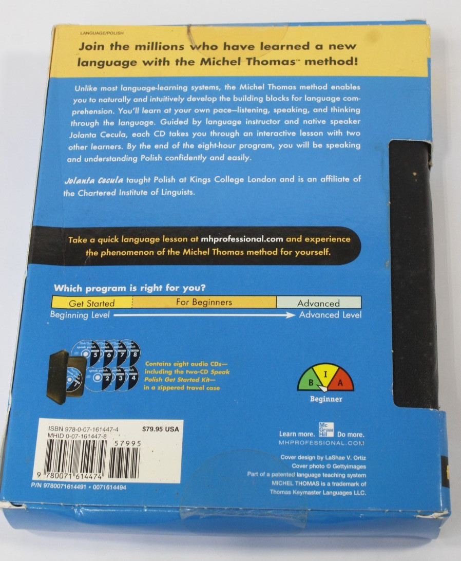 Michel Thomas Method Speak Polish for Beginners, 8 Audio CDs