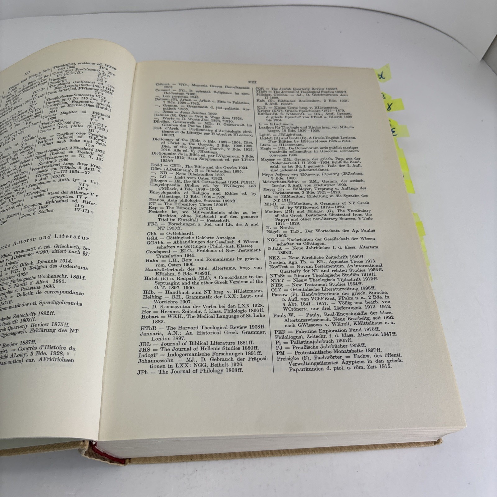 Wörterbuch zum Neuen Testament, Walter Bauer Greek-German Dictionary 1958