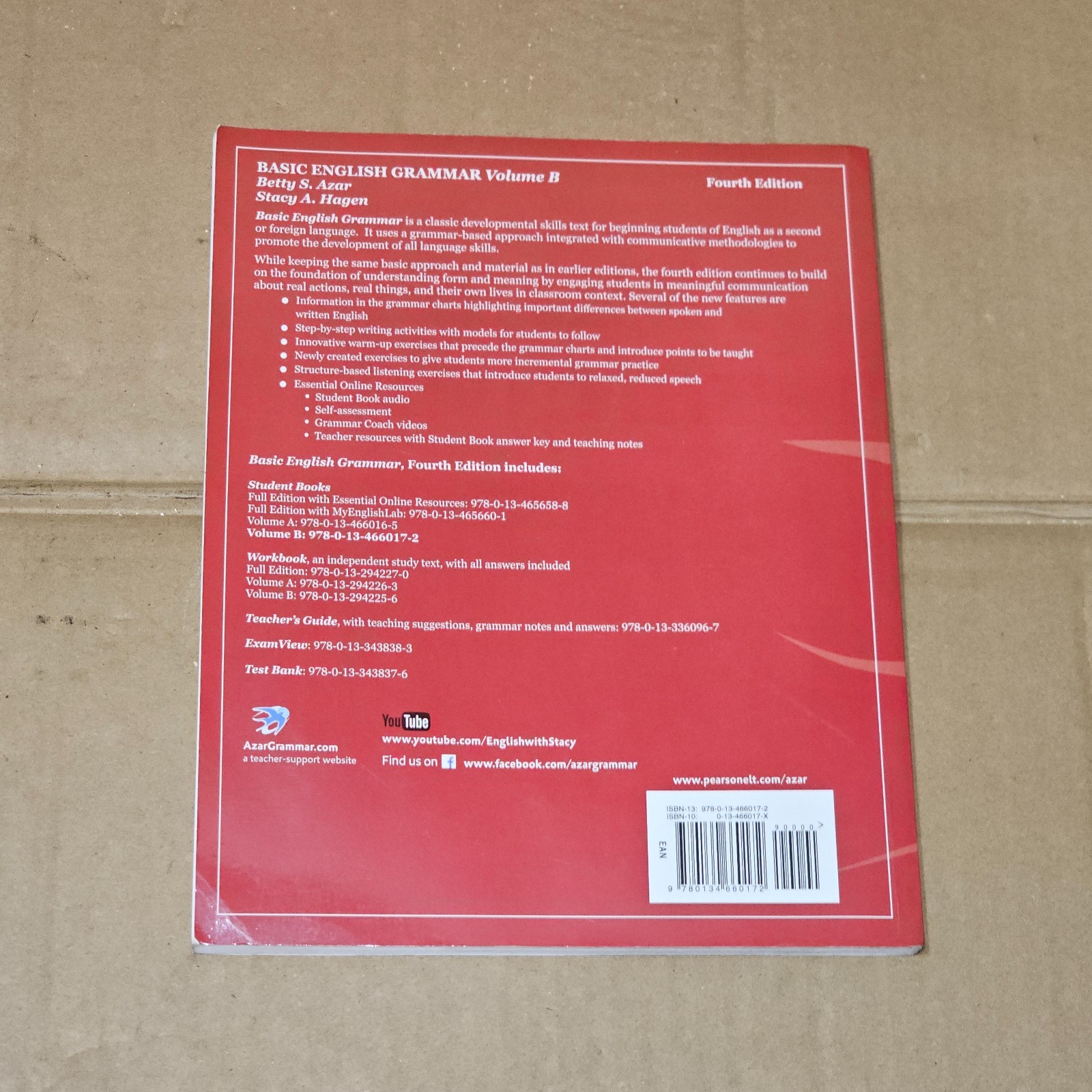 Basic English Grammar 4th Edition Vol. B Essential Online Resources