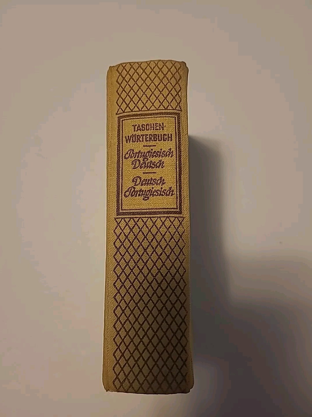 Vintage Portugiesisches Taschenworterbuch Deutsch-Portugiesisch 1952