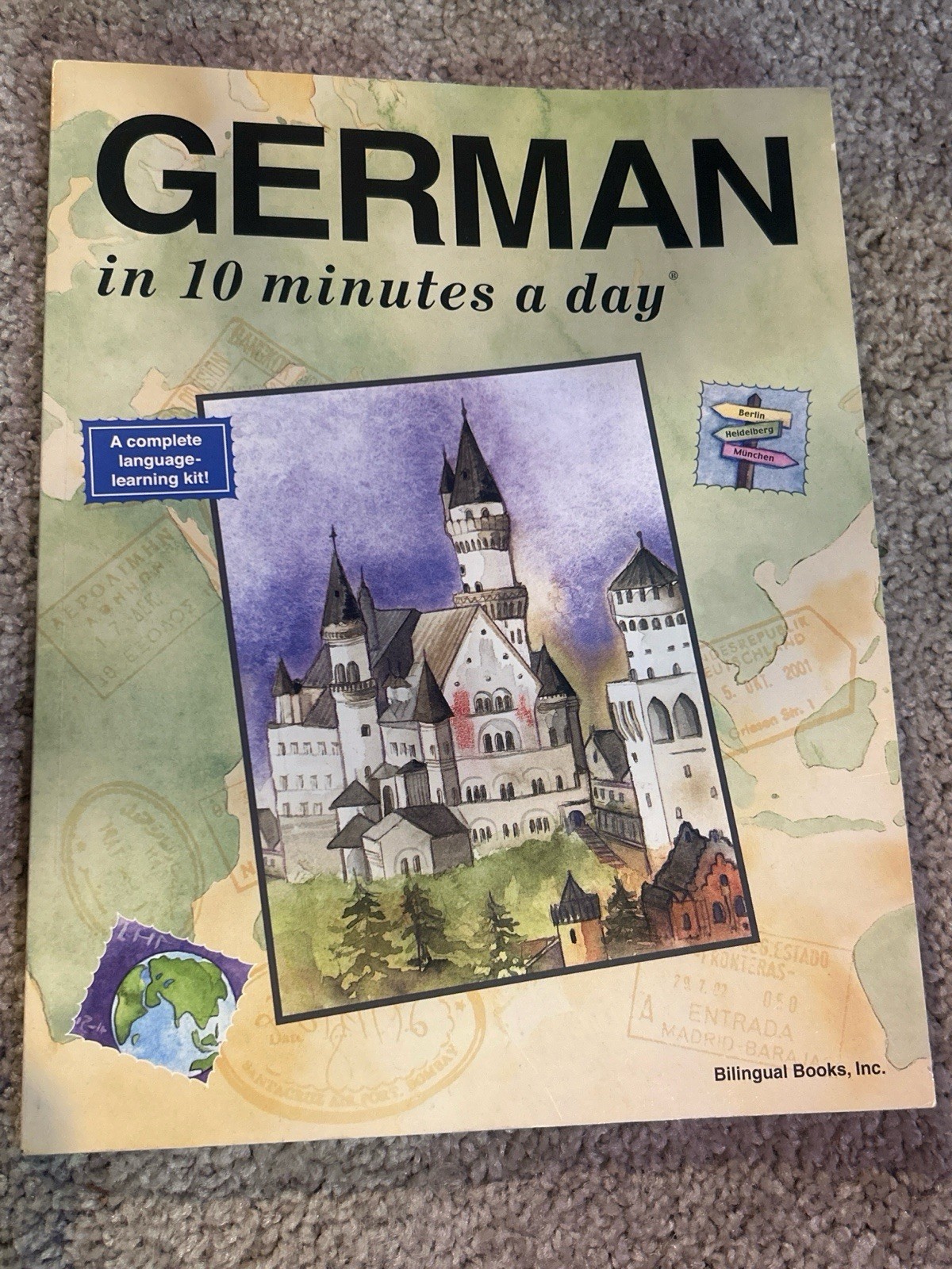 German in 10 Minutes a Day – Kristine K. Kershul 5th Ed 2003 PB Workbook