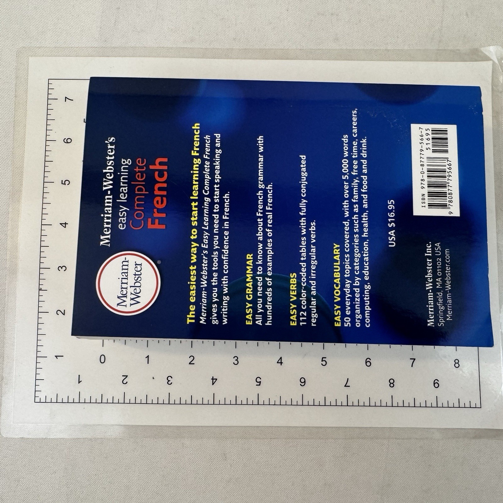 Merriam-Webster Easy Learning Complete French 2011 Collins Grammar Verbs Vocab