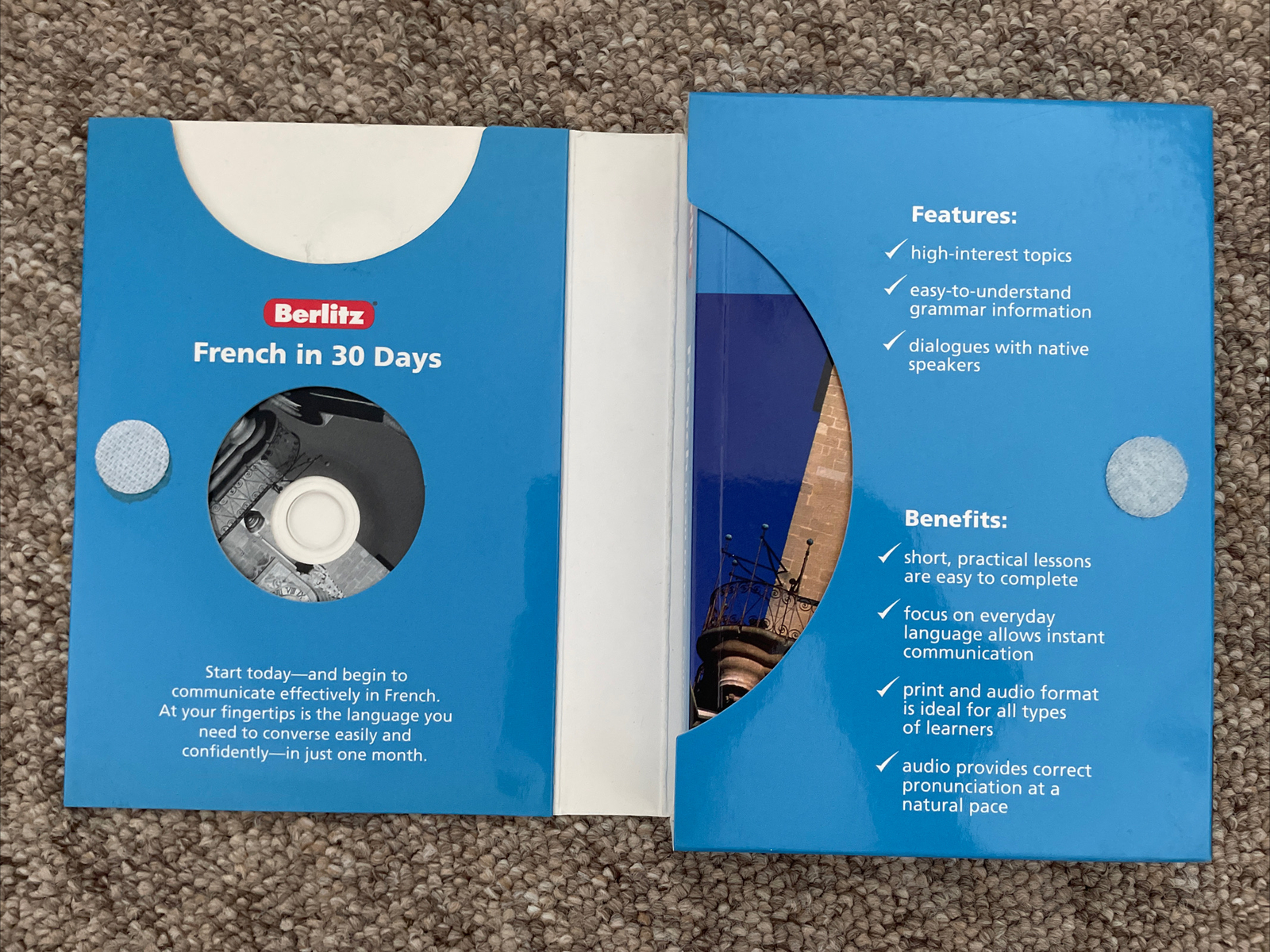 Berlitz French In 30 Days Course Book & Audio Cd (iPod/MP3 Compatible)