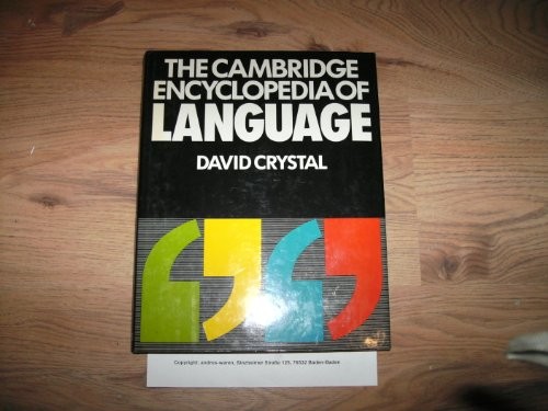 The Cambridge Encyclopedia of Language Hardback Book The Fast Free Shipping