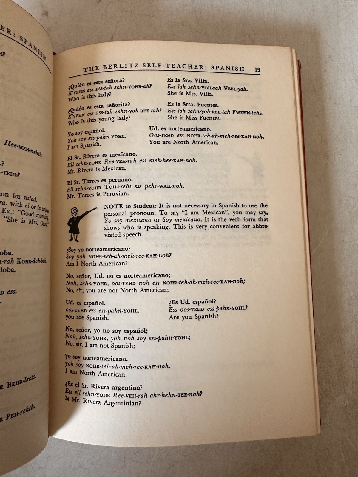 Berlitz Self-Teachers : Spanish Berlitz Editors 1975 Printing