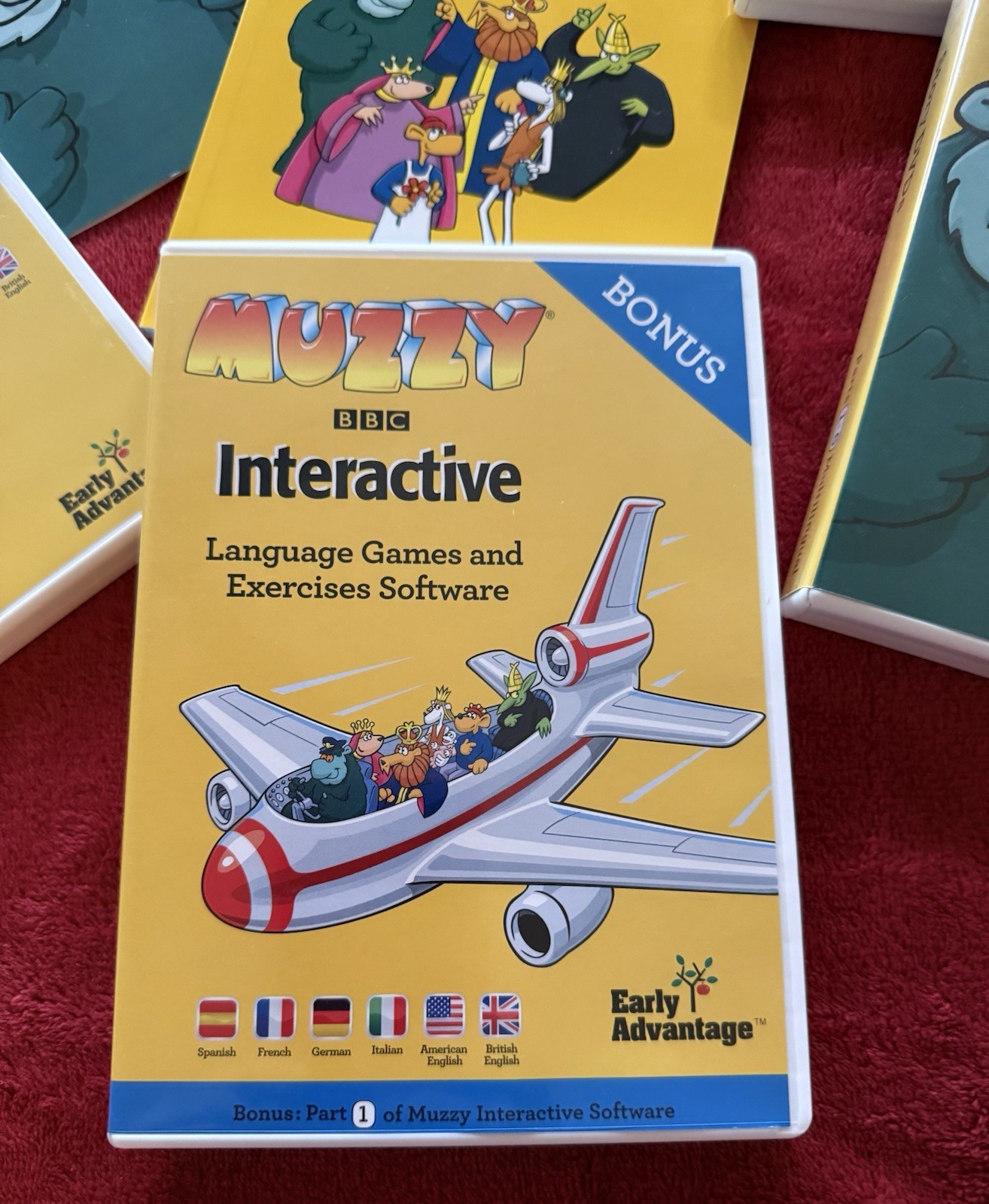 BBC MUZZY Early Level 1 Multilingual Language DVD/CD/CD-Rom Booklet Box Set