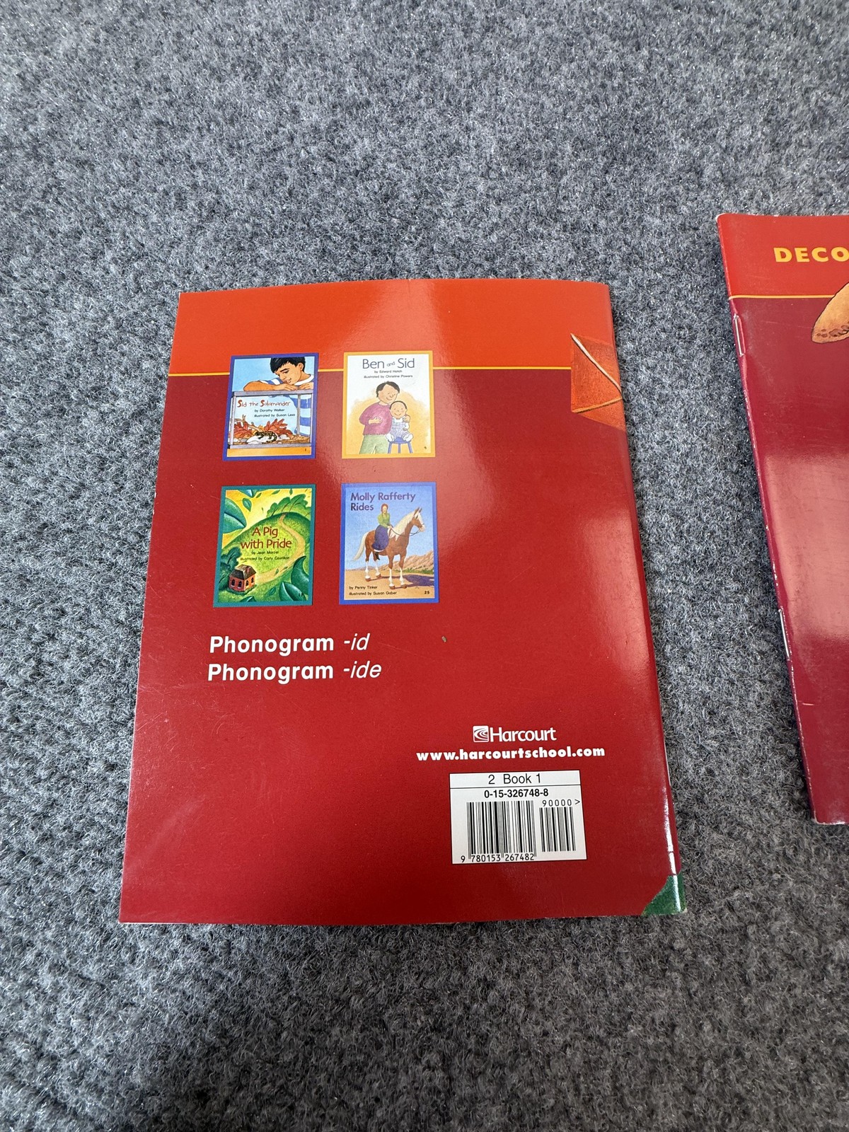 Harcourt Decodable Books Set 1-5 Early Reader Phonics Learning Softcover Lot