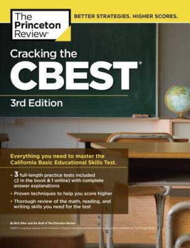 Cracking the CBEST, 3rd Edition (Professional Test Preparation) – GOOD