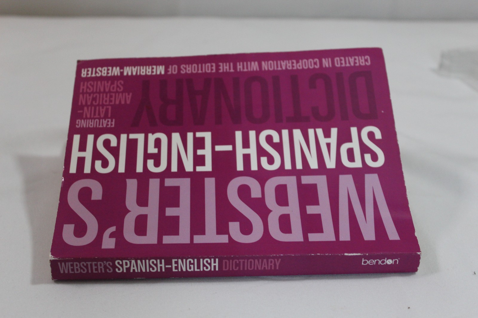 Webster’s Spanish-English Dictionary Paperback Book