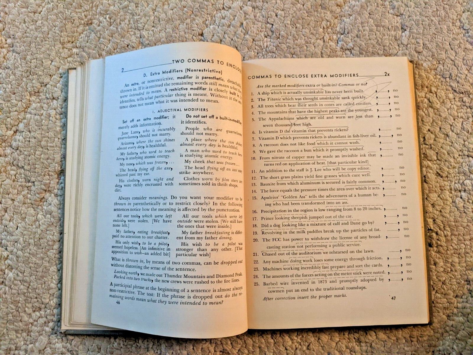 New Practice Handbook In English 1st Edition 1949 Vintage