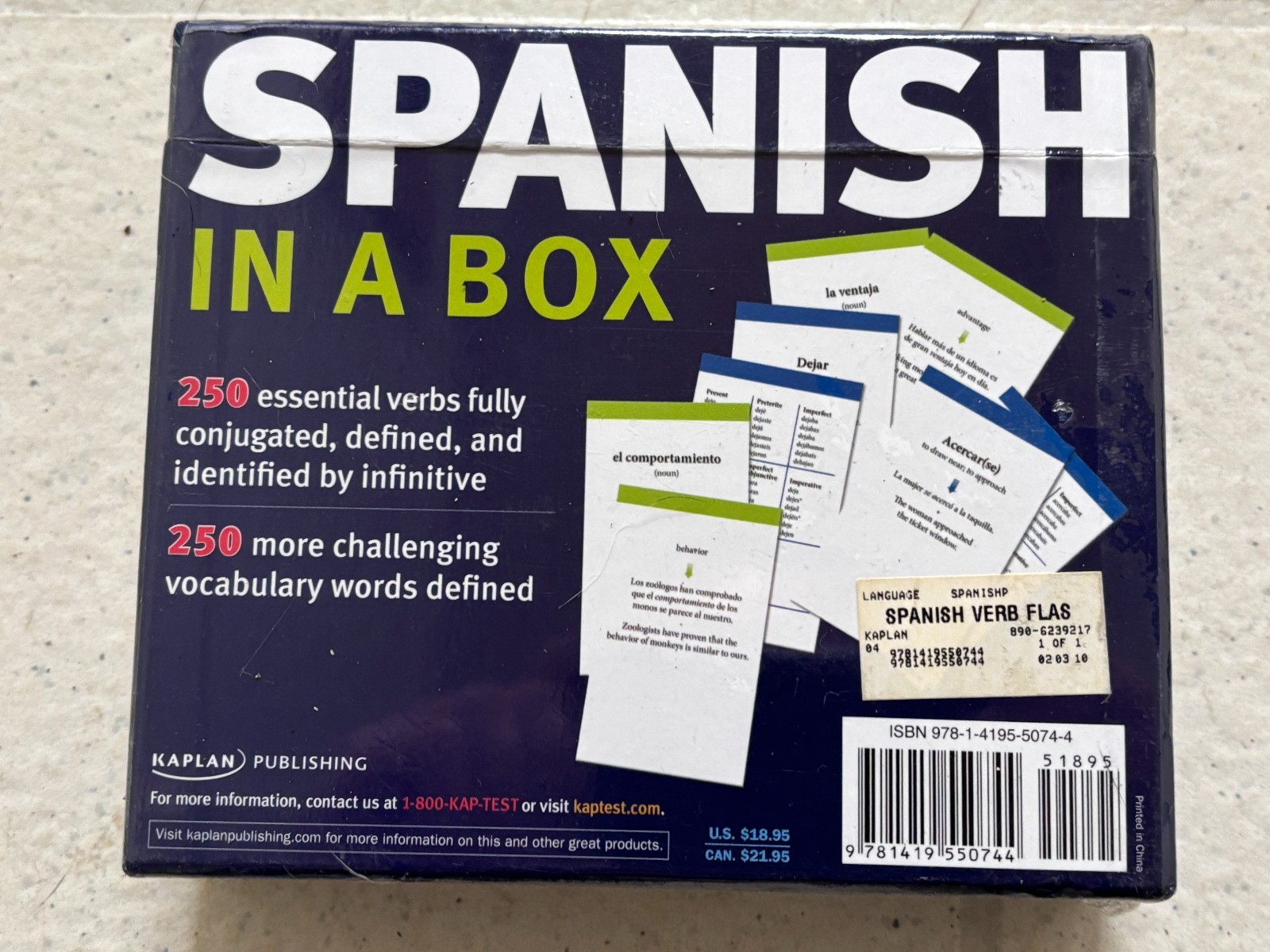 Kaplan Spanish in a Box