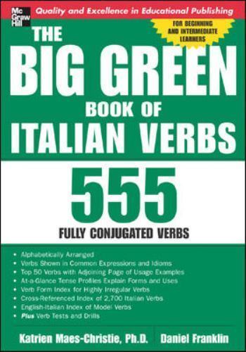 The Big Green Book of Italian Verbs – 9780071431217, paperback, Maes-Christie