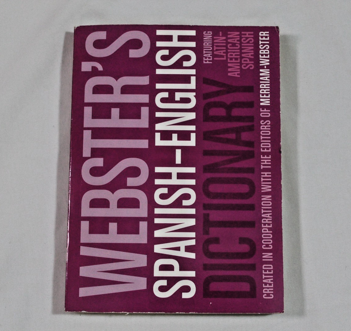 Webster’s Spanish-English Dictionary Paperback Book