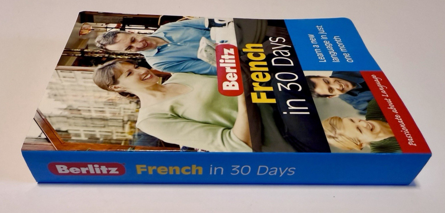 Berlitz French in 30 Days Language Learning Book Only No CD