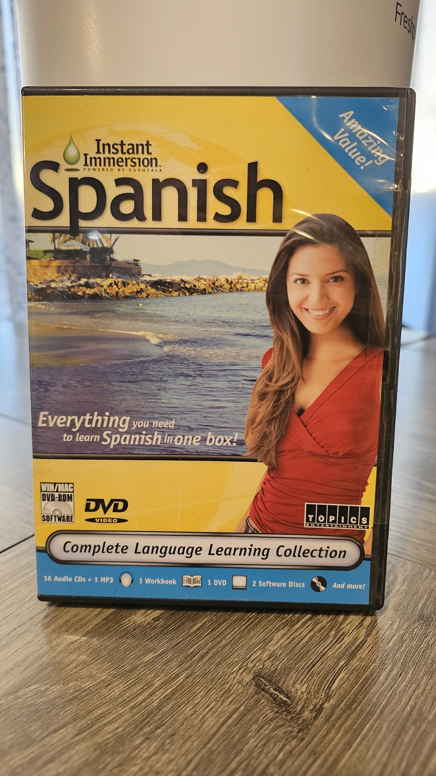 Instant Immersion Spanish Levels 1 2 3 Language Learning CD DVD Set Complete