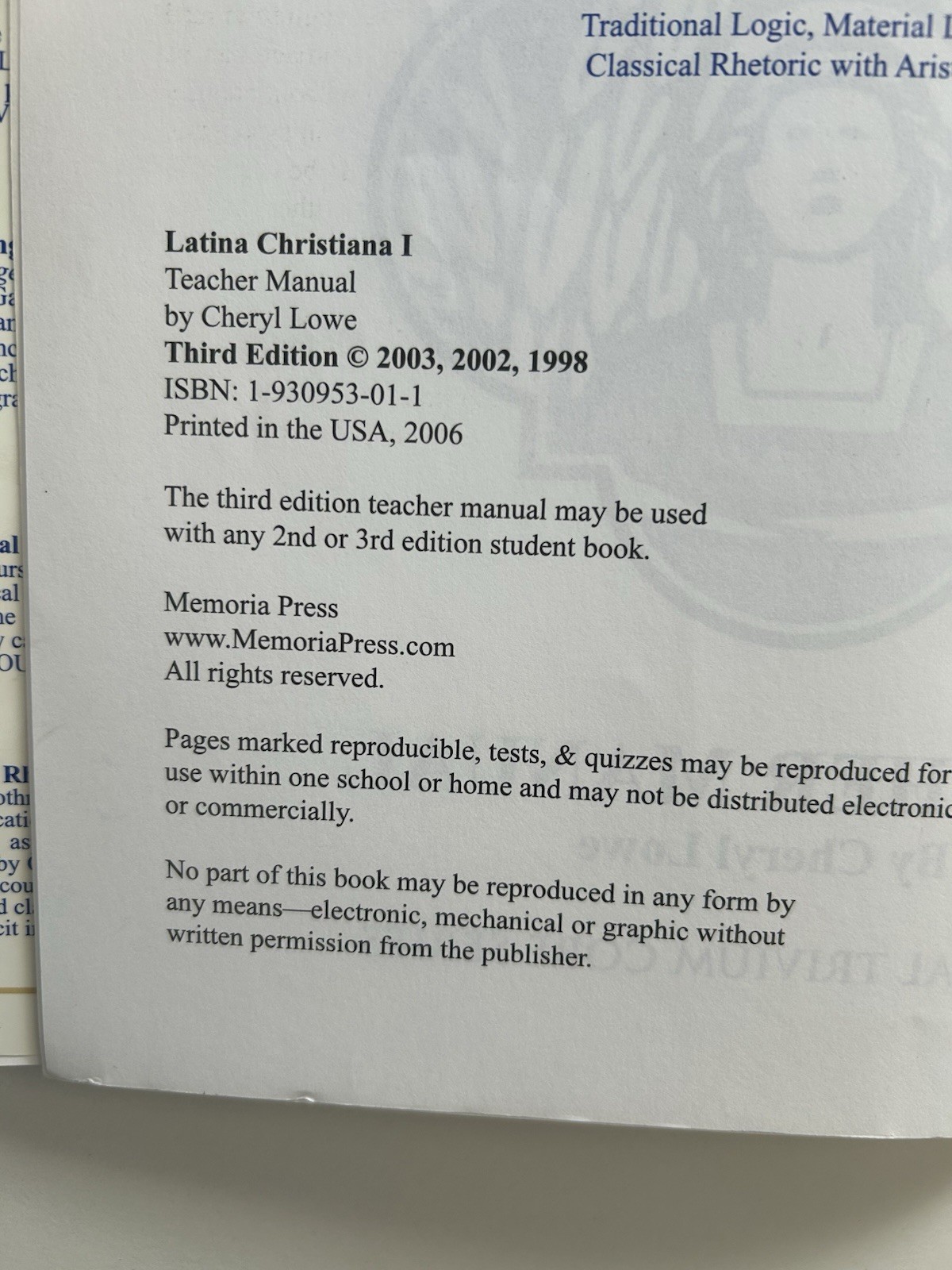 Latina Christiana, Teacher Manual & DVD Set & Instructional CD