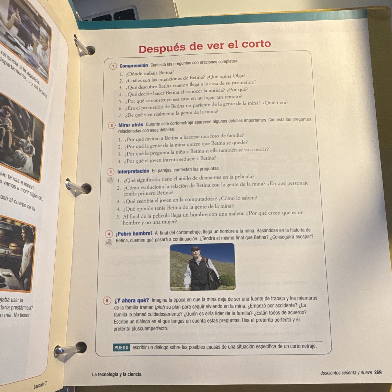 Portales: Intermediate Spanish B1 Language Course Ring/Wire Bound Blanco Revised