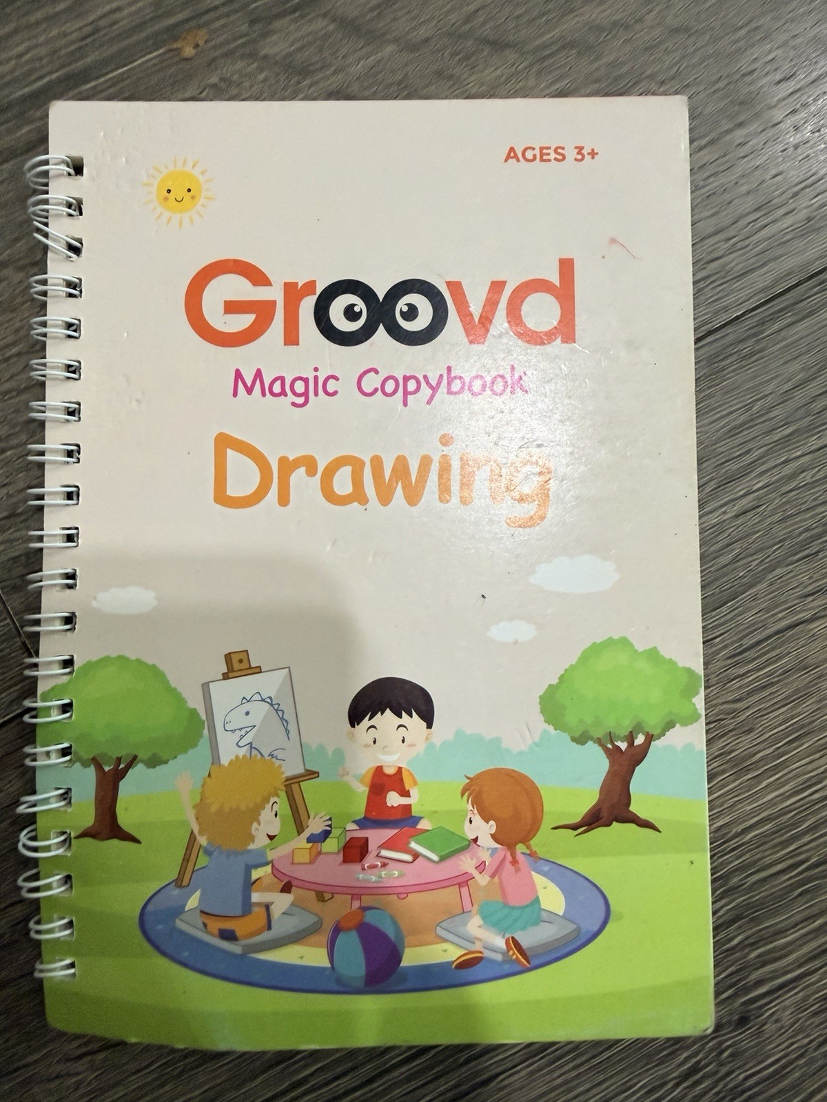 Grooved Magic Practice Copybook Set for Preschoolers and Kids