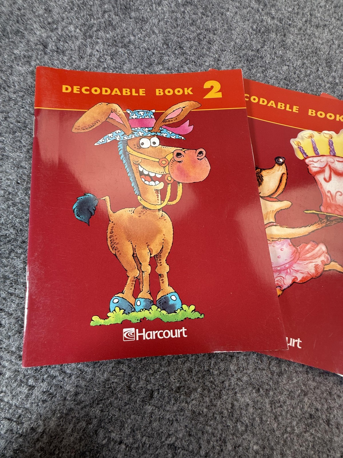 Harcourt Decodable Books Set 1-5 Early Reader Phonics Learning Softcover Lot