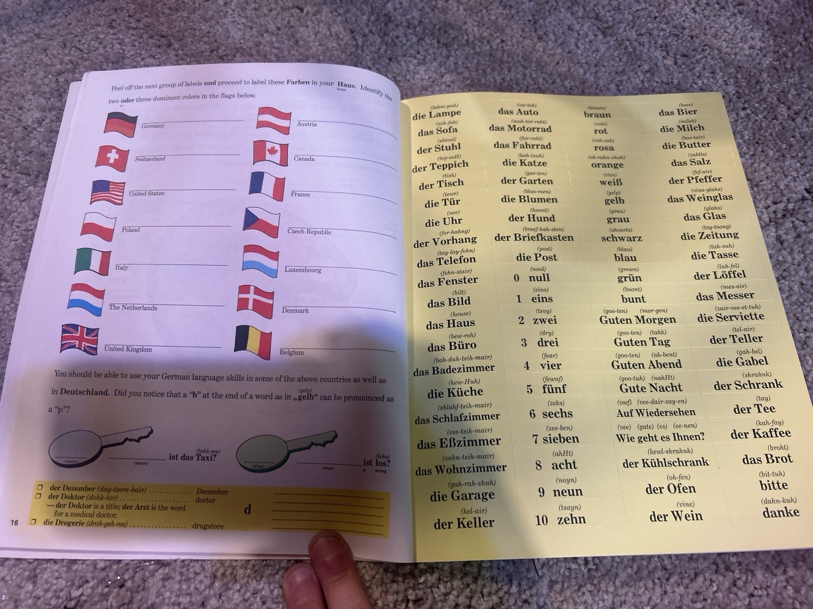 German in 10 Minutes a Day – Kristine K. Kershul 5th Ed 2003 PB Workbook