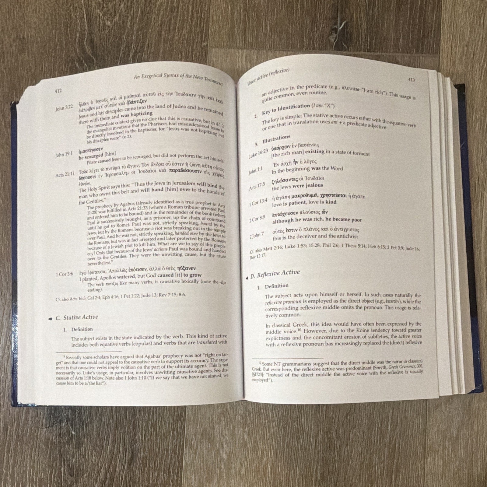 Zondervan Greek Grammar Beyond the Basics Hardcover 1996 Wallace Indexes