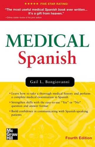 Medical Spanish, Fourth Edition by Gail Bongiovanni: Used