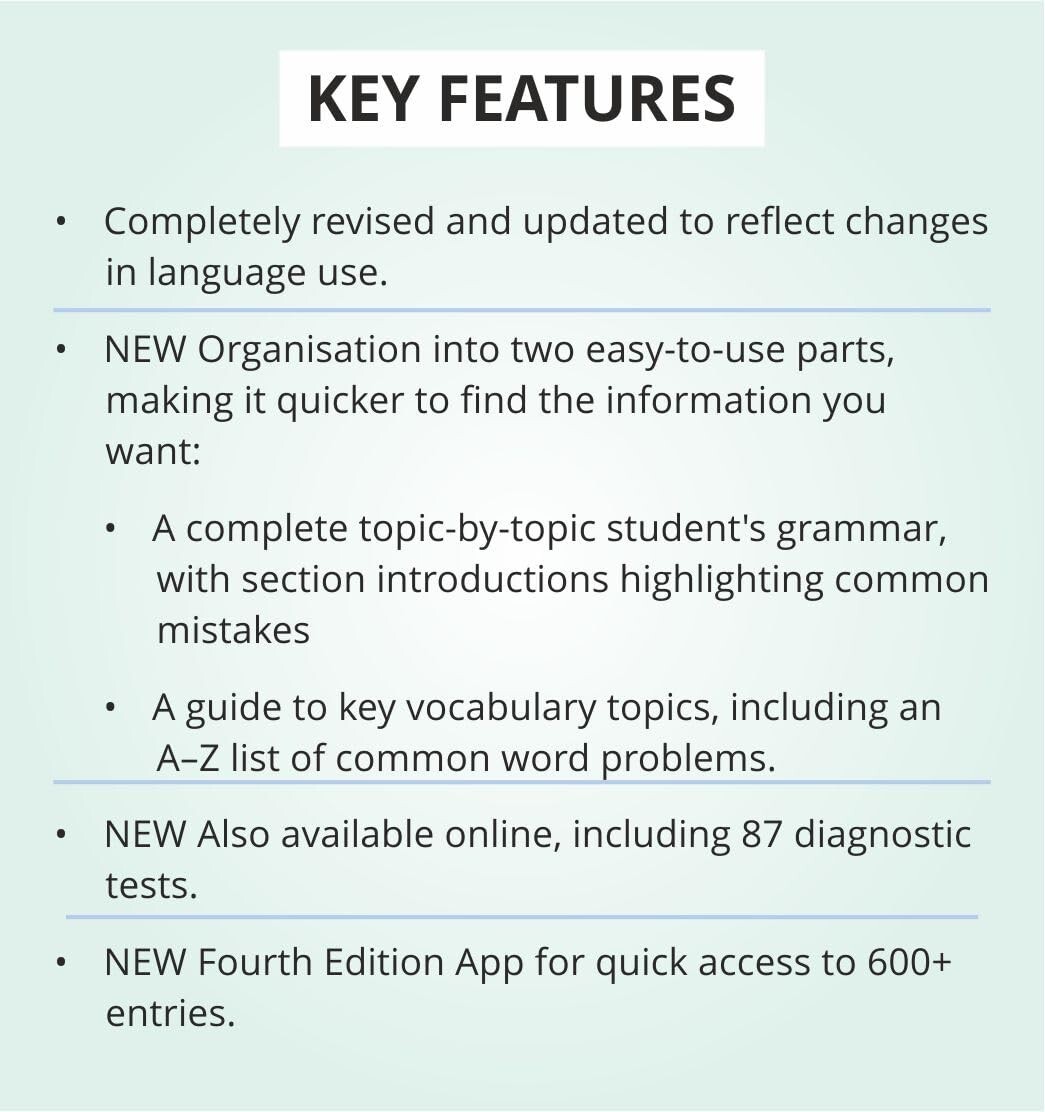 Practical English Usage Michael Swan guide to problems in English 4ED – PB