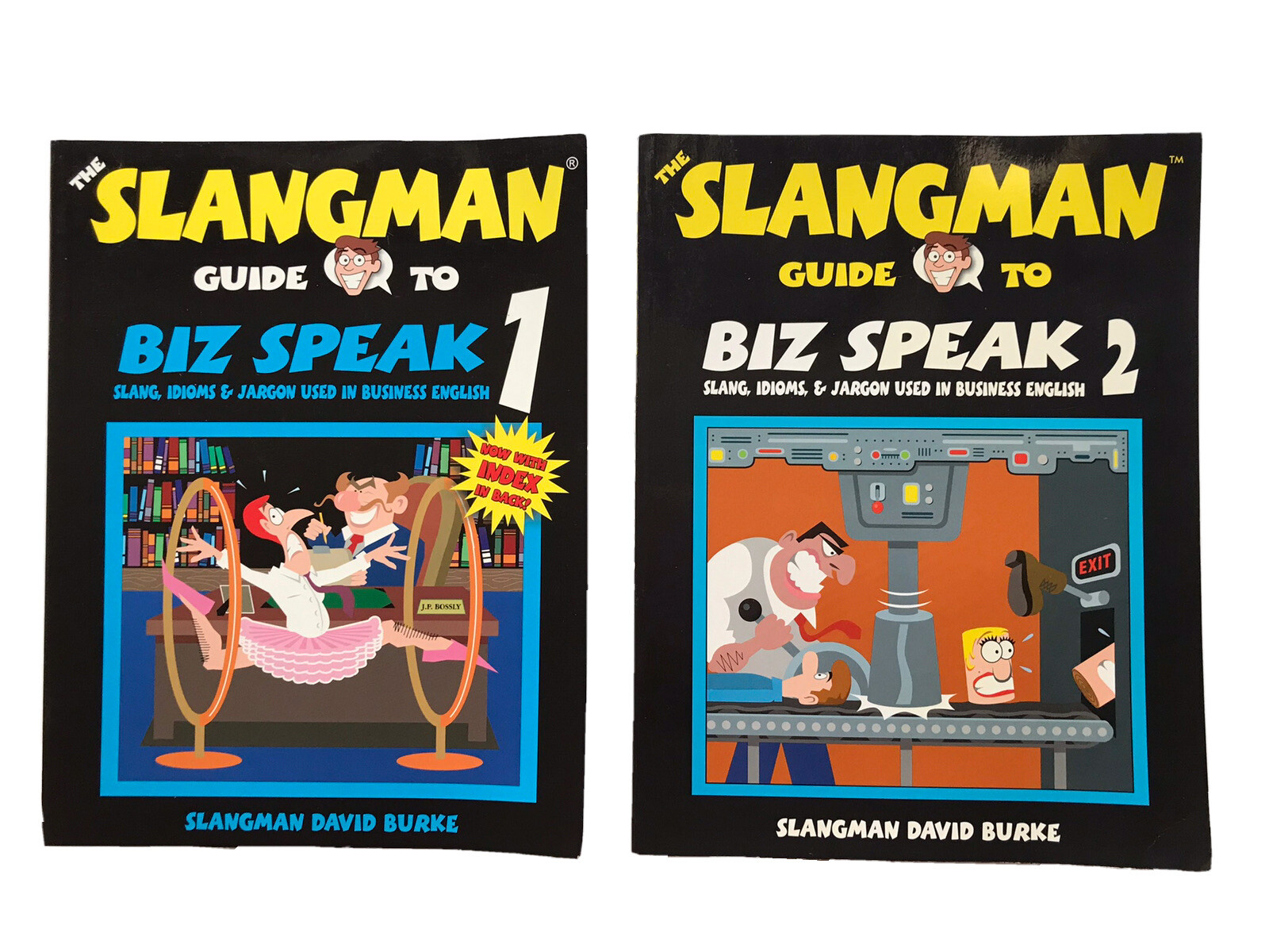 Slangman Guide to Biz Speak 1 & 2 Slang Idioms & Jargon Used in Business English