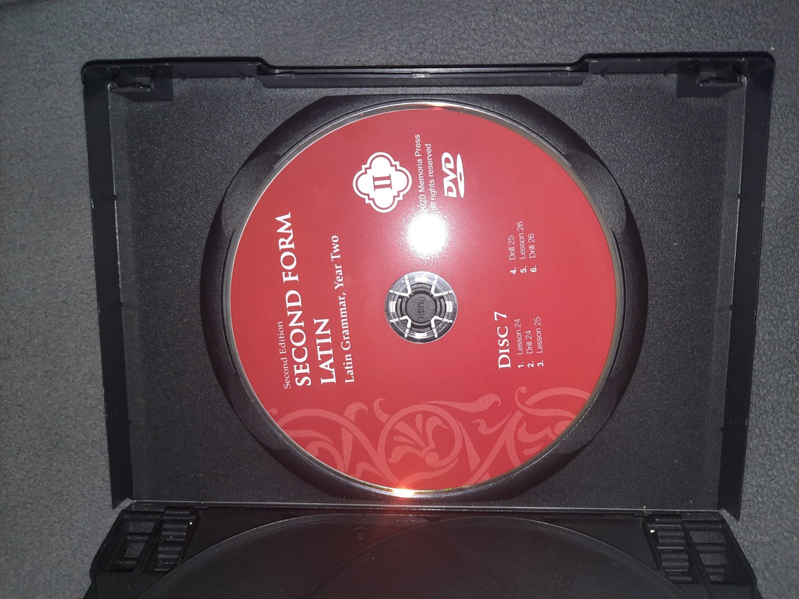Memoria Press Second Form Latin 2nd Edition – Instructional DVDs
