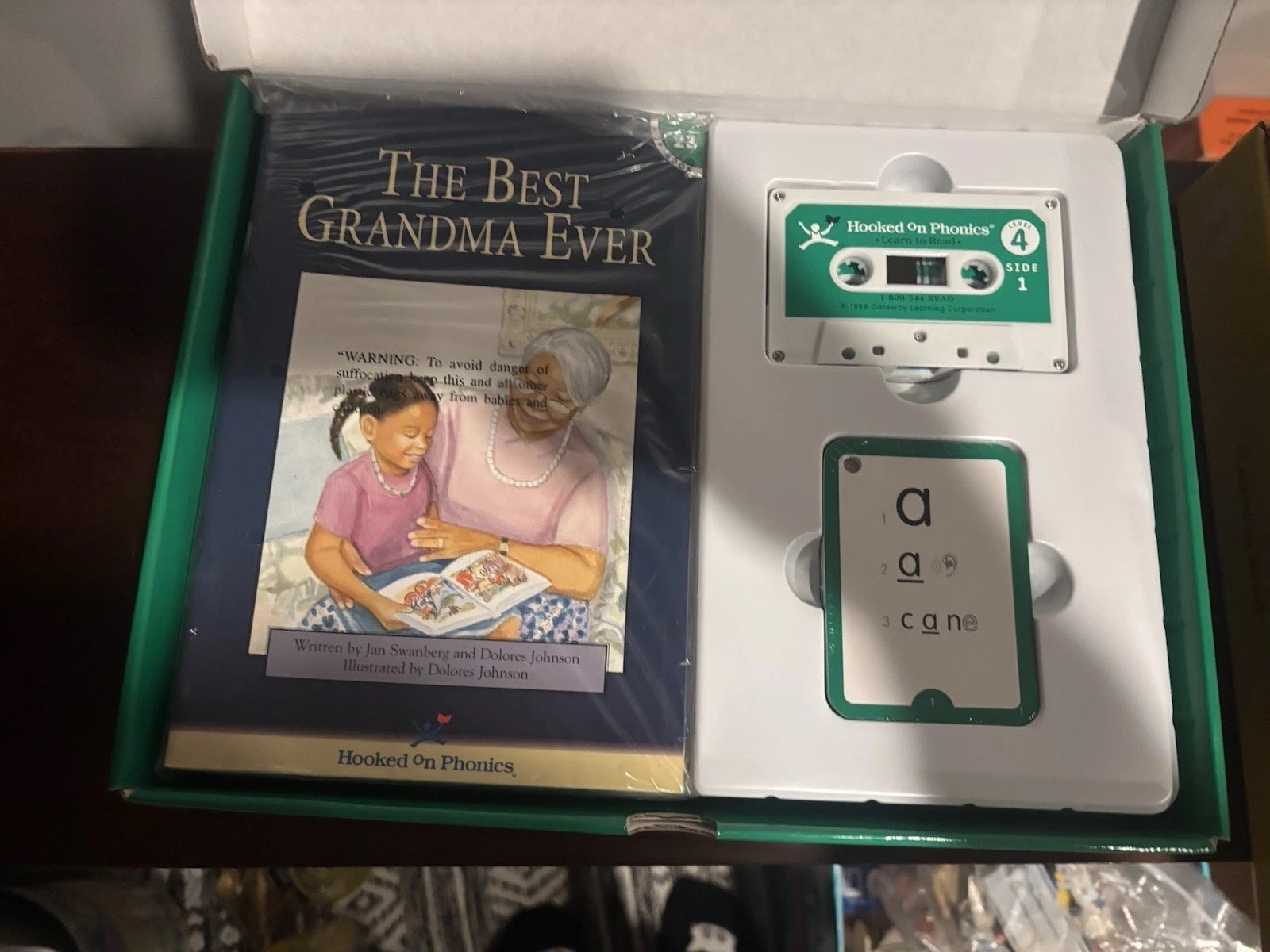Hooked On Phonics 1998 Deluxe Set Level 1-5 Parents Cassettes & Books, Games 👀