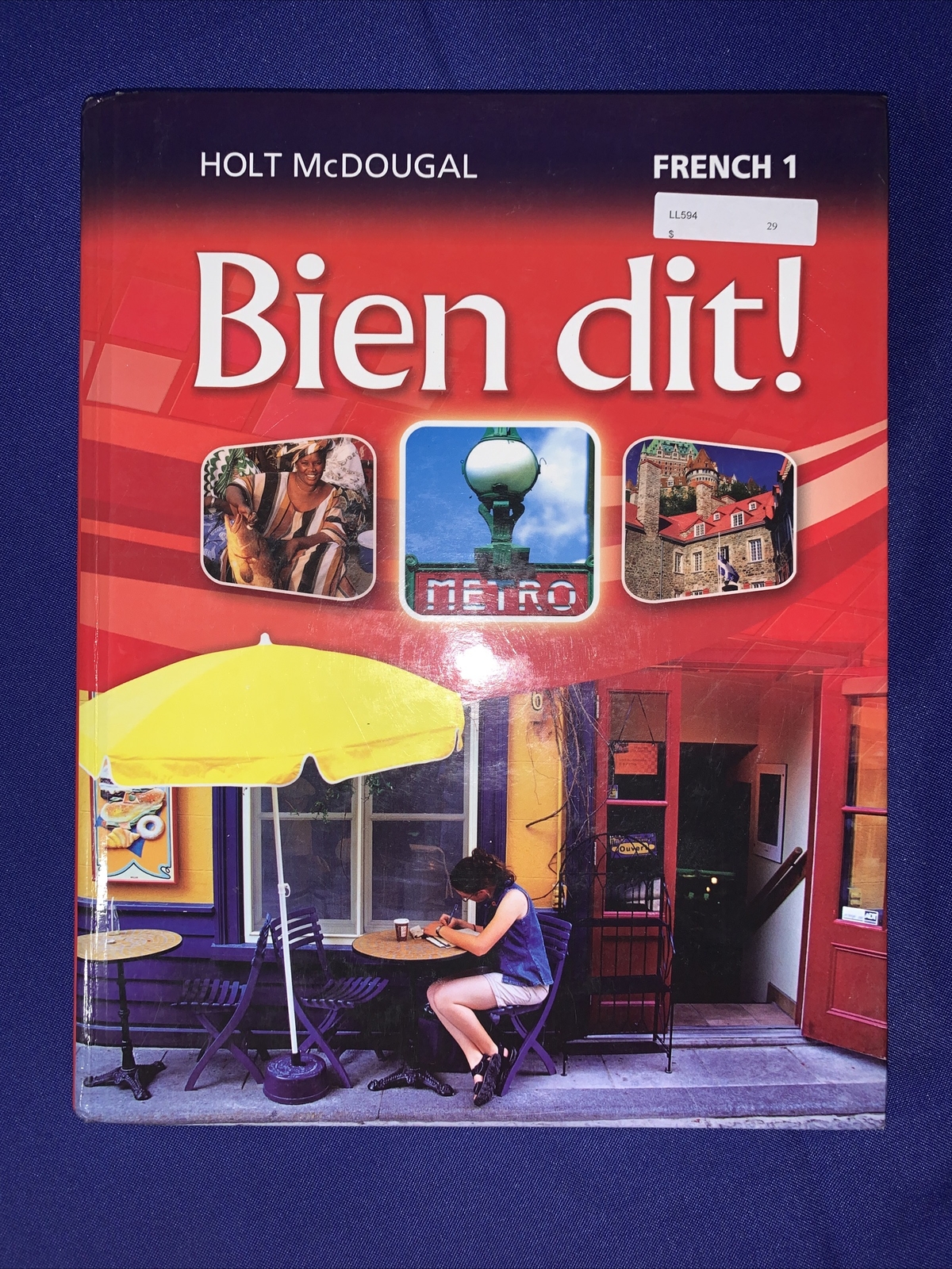 Holt McDougal French 1 and French 2 – Set of Two Hardback Textbooks