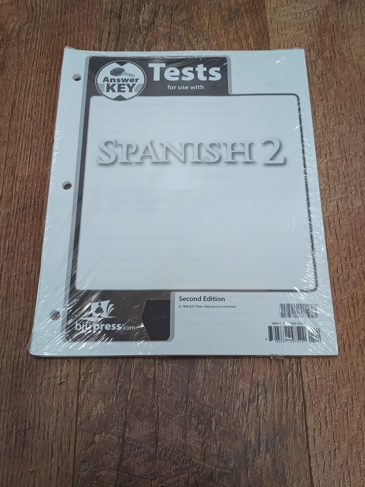 BJU Spanish 2 Set, 2nd ed, Student Text, Activities & Activities TG, CDs