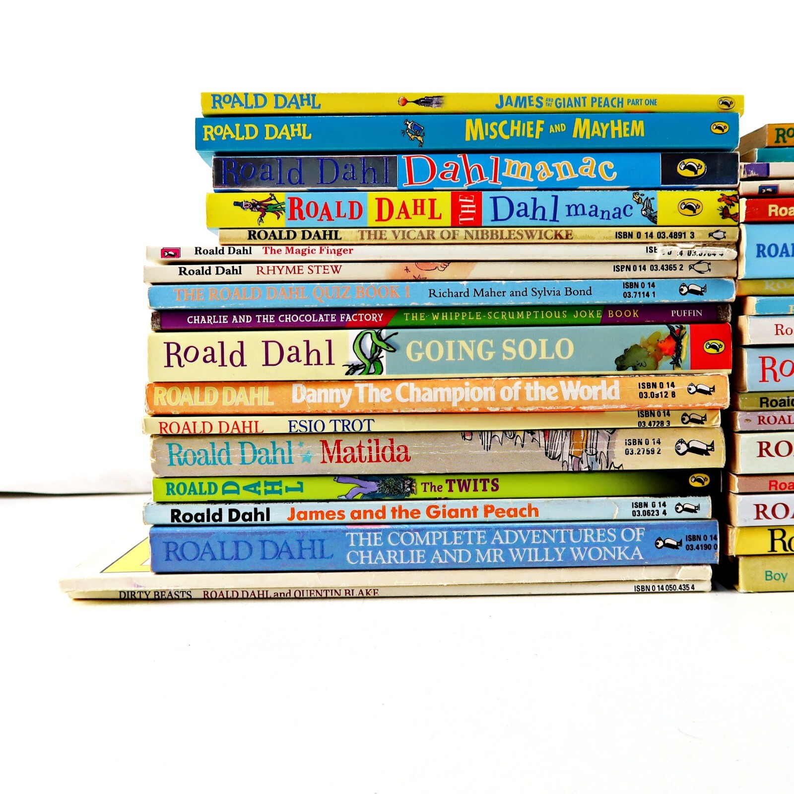 Roald Dahl – Bulk Lot Of 38 Books – Mixed Titles – Various Conditions – Children