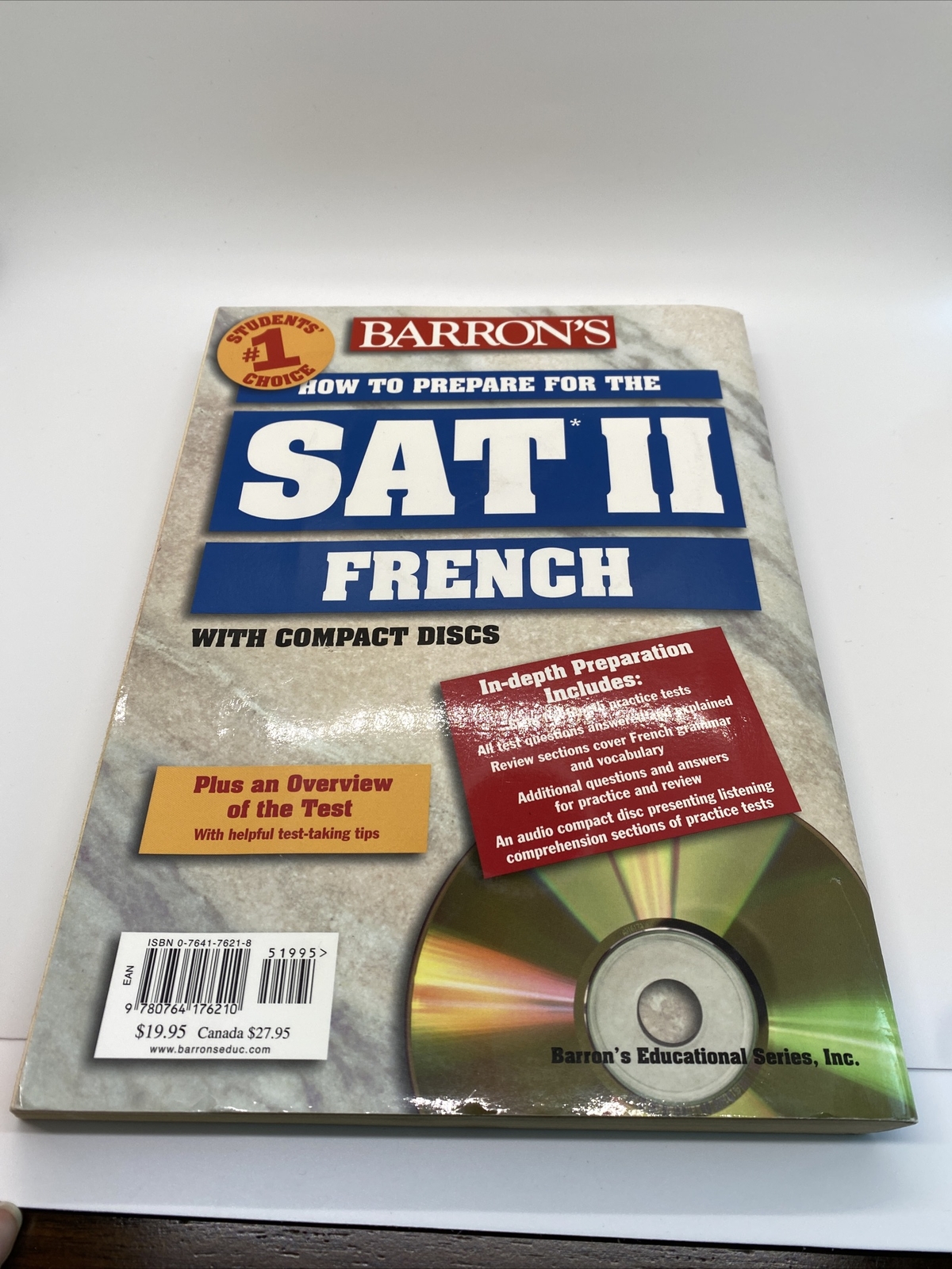 How to Prepare for the SAT II French by Renee White (2003, Trade Paperback) Disk