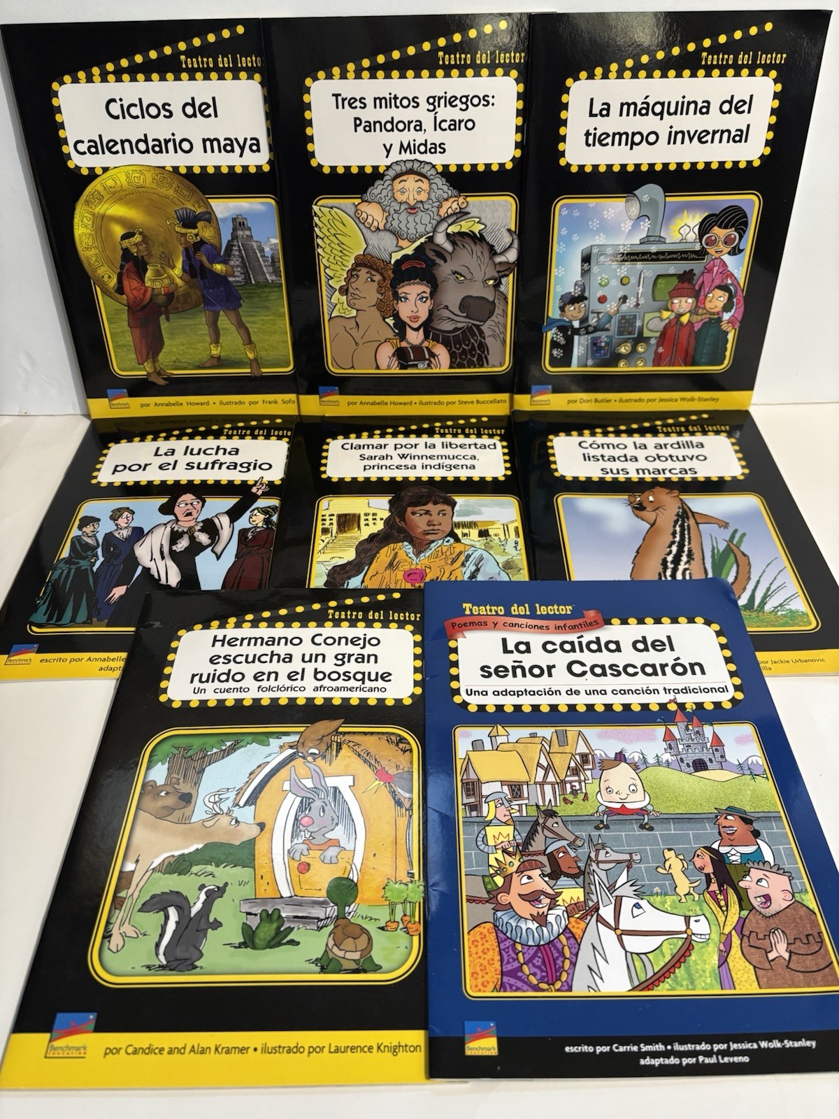 8 Benchmark Education Teatro del Lector 1 to 6 grade Spanish Children’s Books
