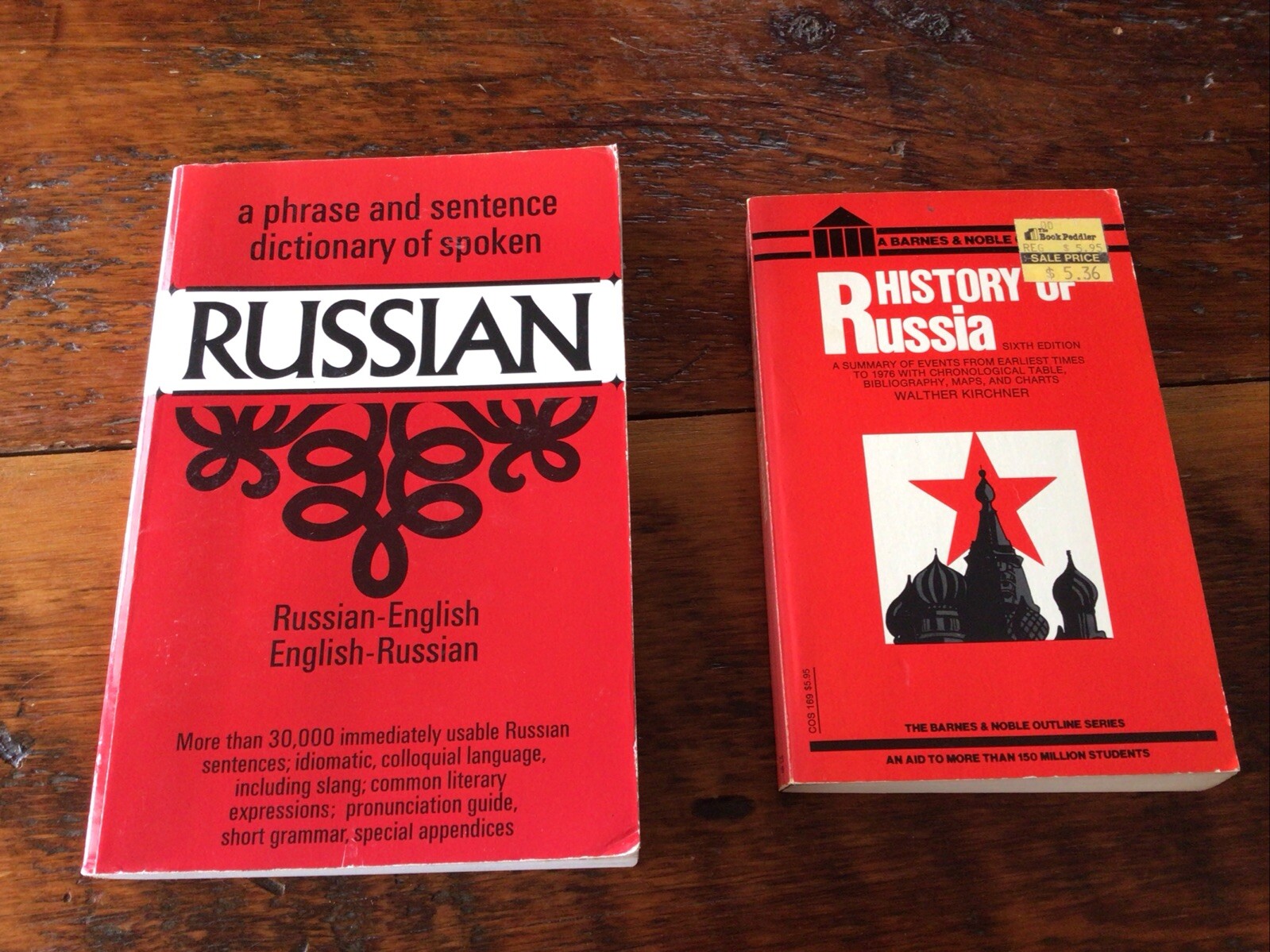 A Phrase and Sentence Dictionary of Spoken Russian – English + Lot Of 2 Books