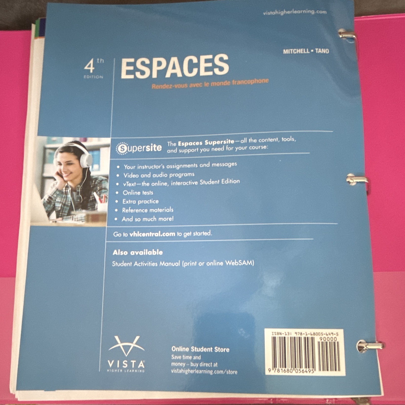 Espaces: Rendez-vous Avec Le Monde Francophone, 4th Edition by James G. Mitchel