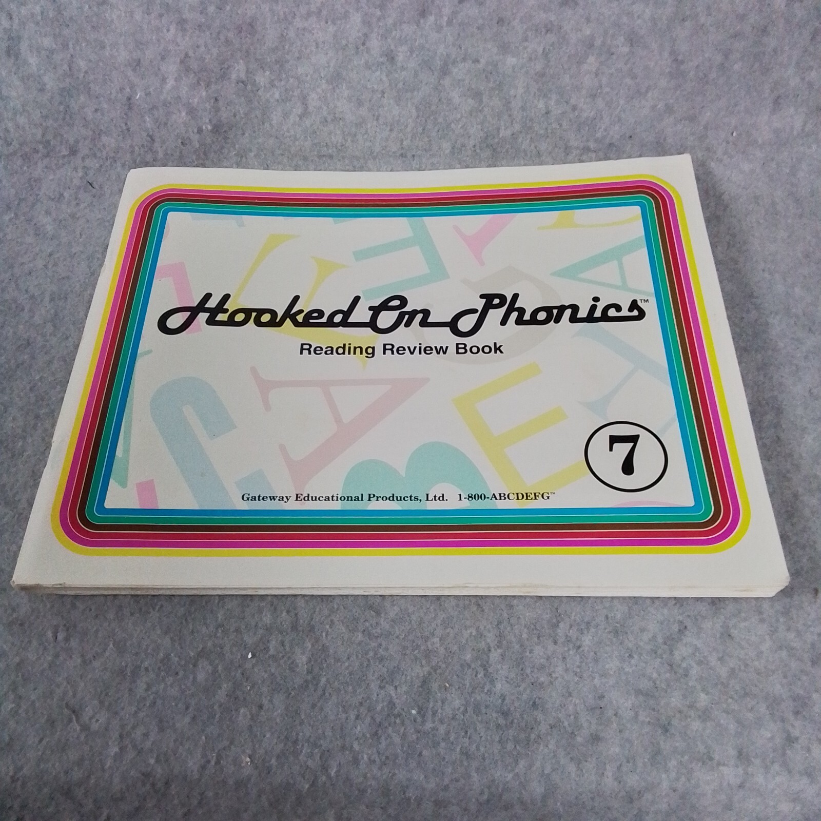 Hooked on Phonics 1993 Set Parts, Learn to Read-Reading Review Book-Book Seven