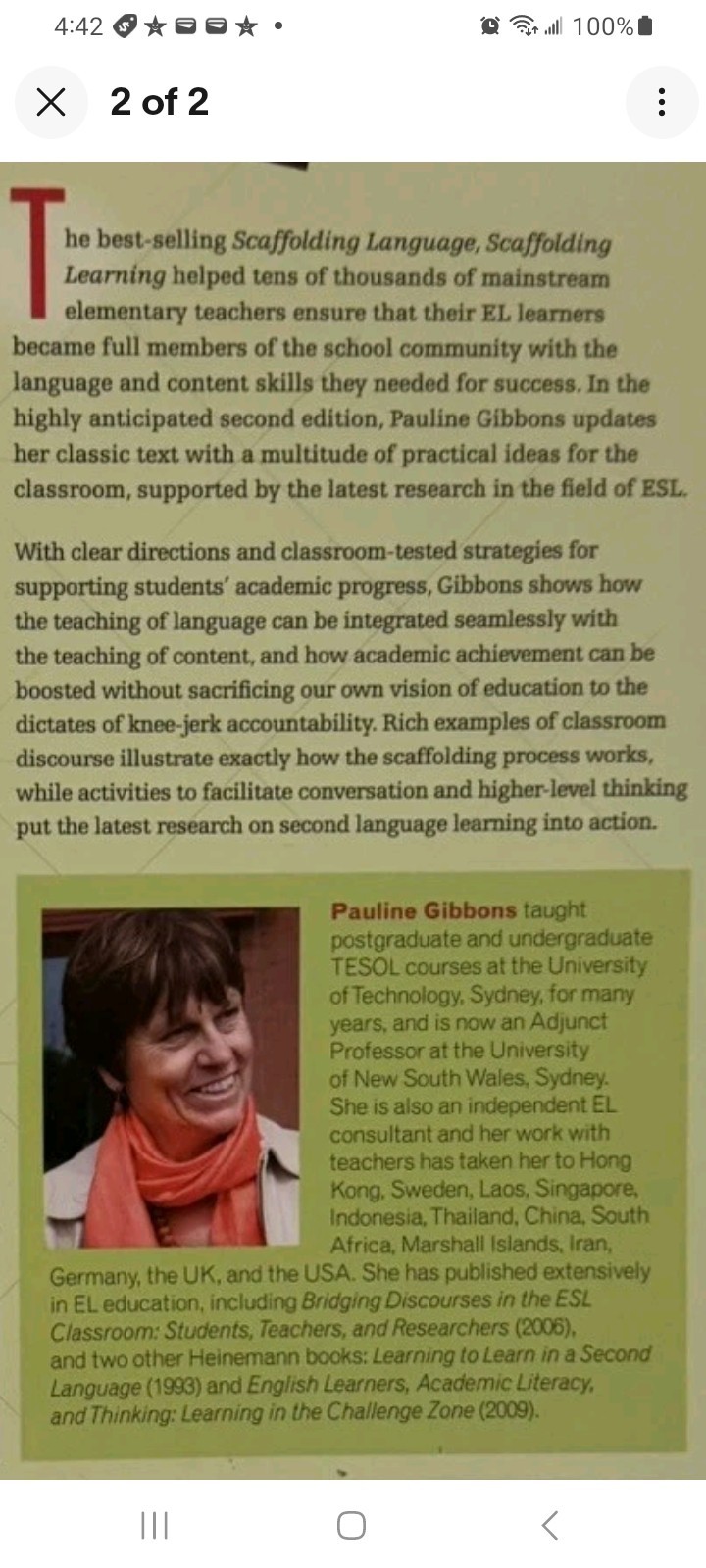 Scaffolding Language Scaffolding Learning 2ndEdition Teaching English Language
