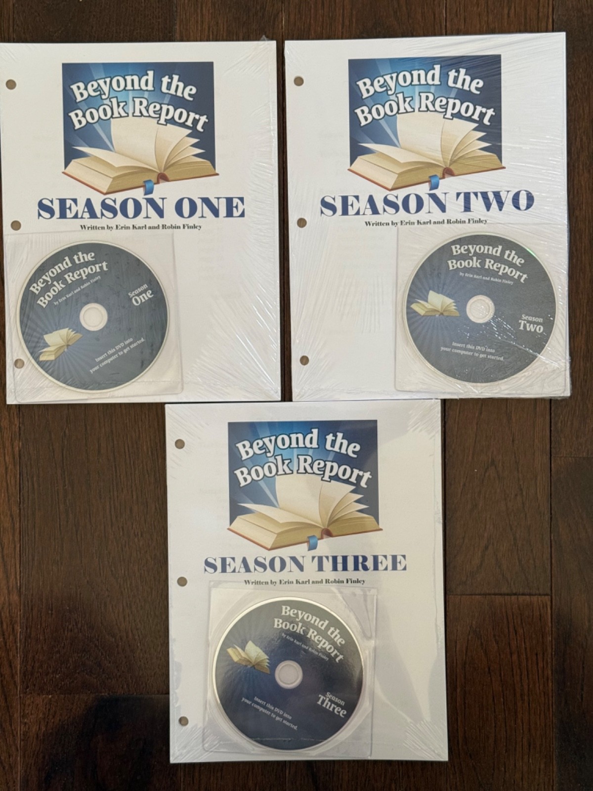Beyond the Book Report Season 1, 2, & 3 Analytical Grammar with discs-BRAND NEW