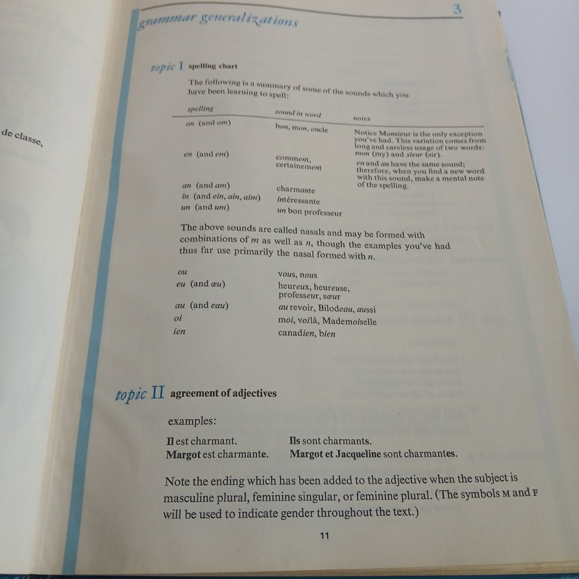 Vintage Je Parle Francais Foreign Language School Book French Language 1969