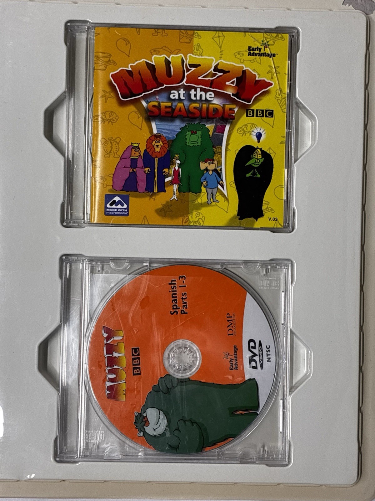 Muzzy Spanish BBC Language Course For Children Educational Learning DVD Set