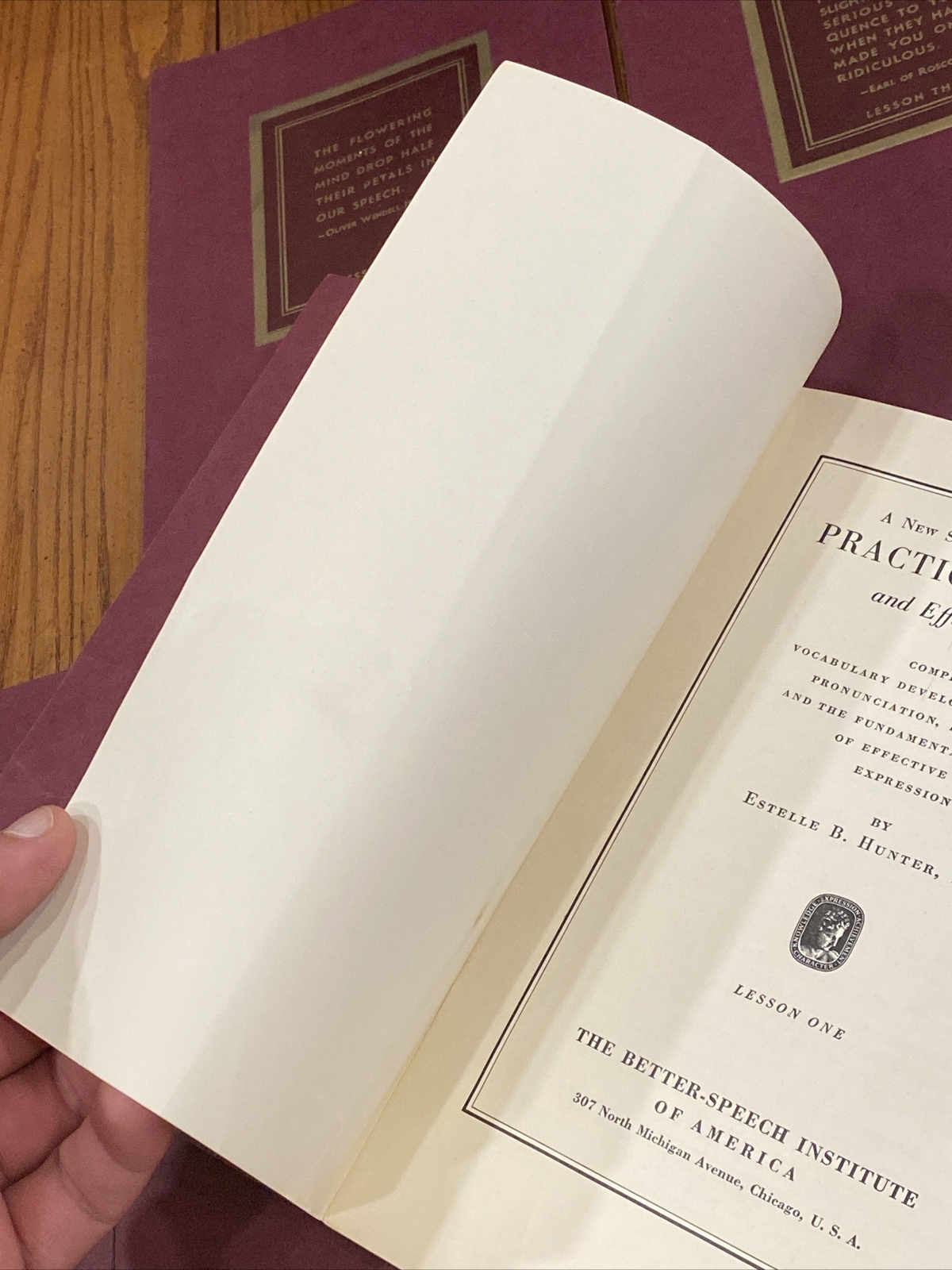 A New Self-Teaching Course in Practical English and Effective Speech Books 1938