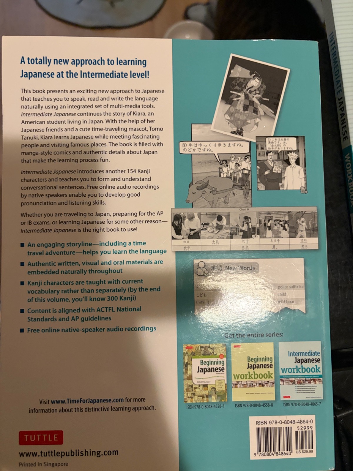 Intermediate Japanese an integrated approach to language textbook+ workbook 2022