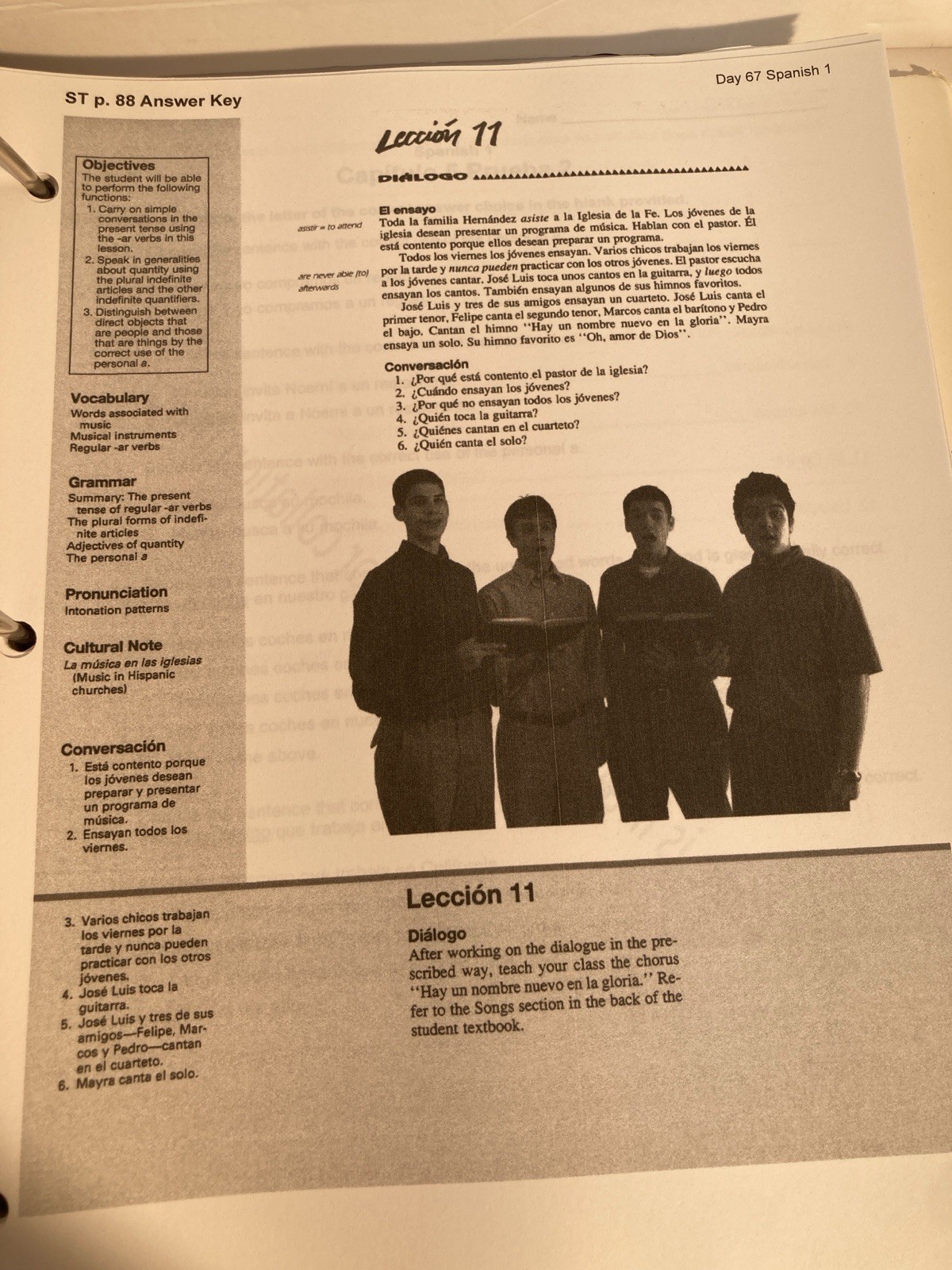 Spanish 1 Second Edition BJU Press Binder