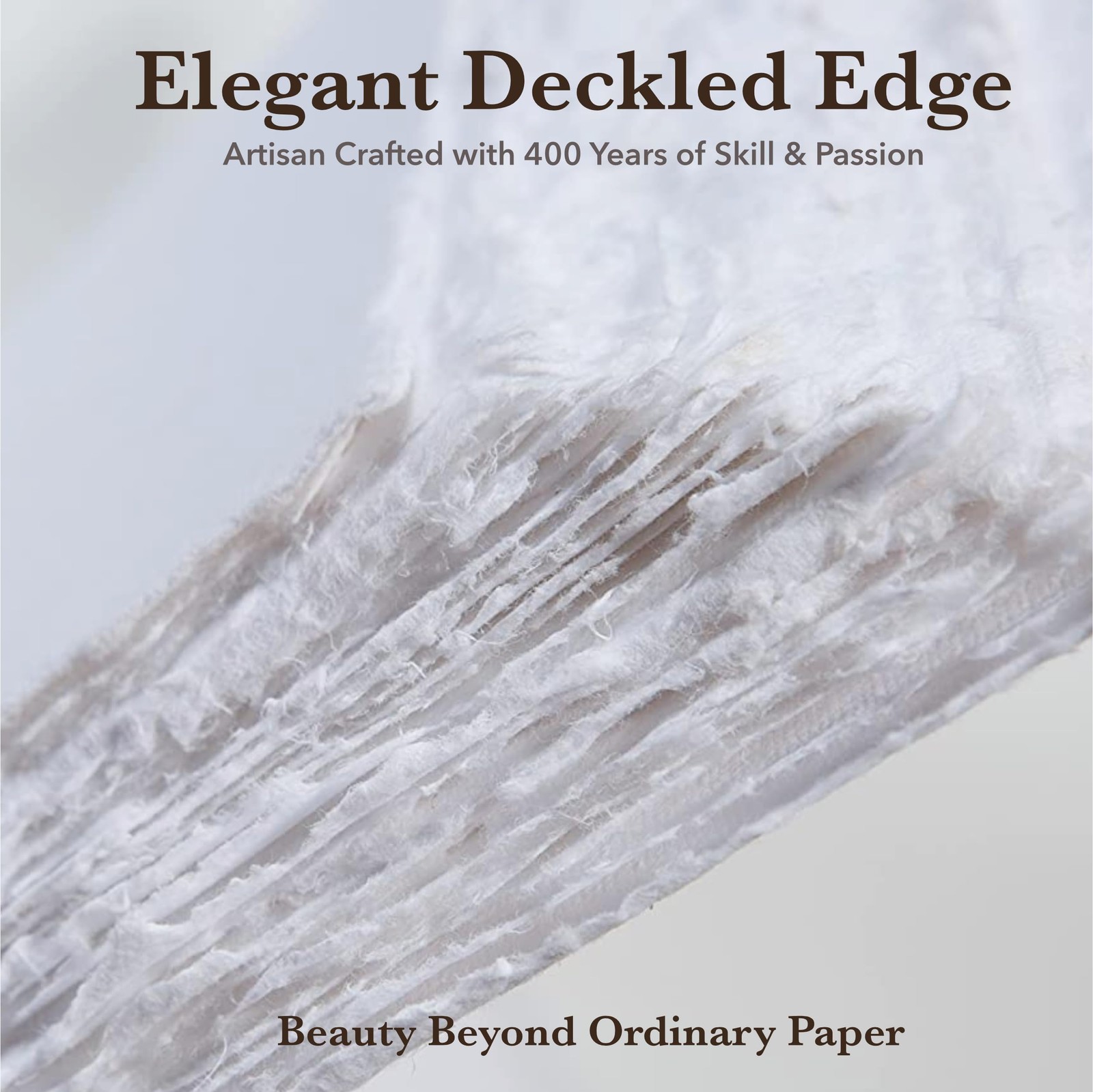 Wanderings Handmade Deckle Edge Tent Cards – Folded to 2″ x 3.5″ – 150 GSM – …