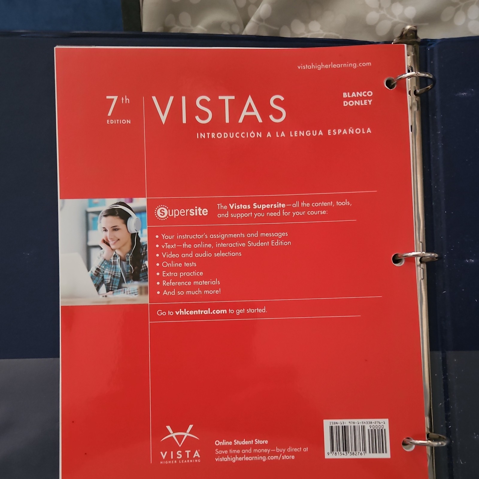 Vistas: Introducción a la Lengua Española 7th Ed Vol 1 Lessons 1-6 Ring Bound
