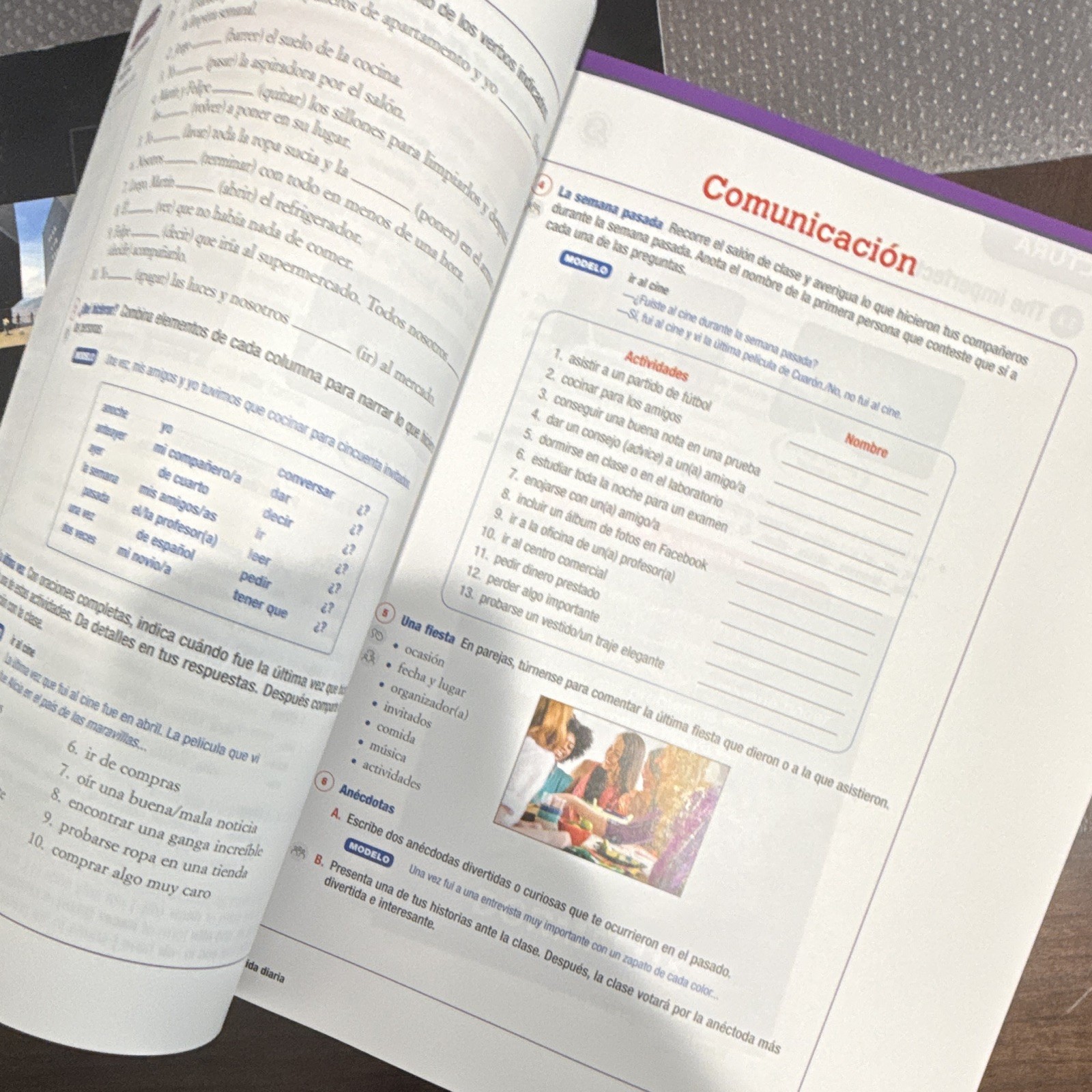 Vista Higher Learning Enfoques Intermediate Spanish Language Course Book 5th Ed