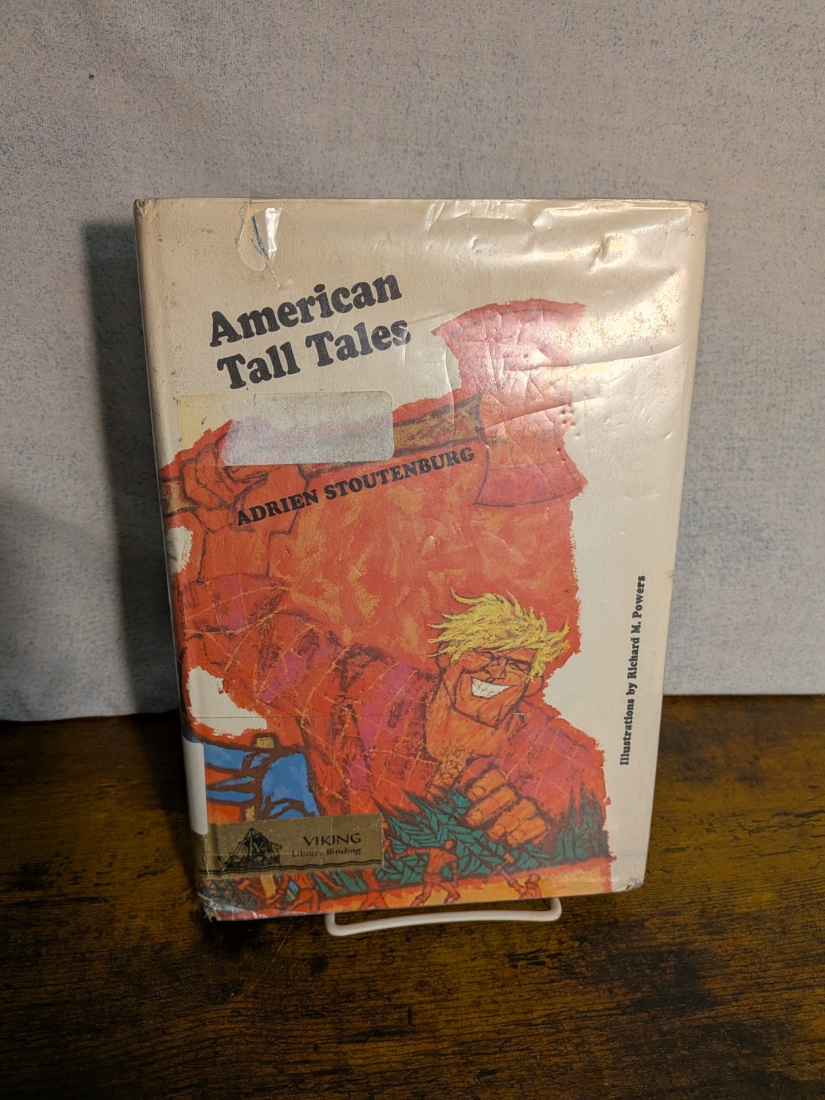 AMERICAN TALL TALES By Adrien Stoutenburg Hardcover 1966 Vintage Children’s Book