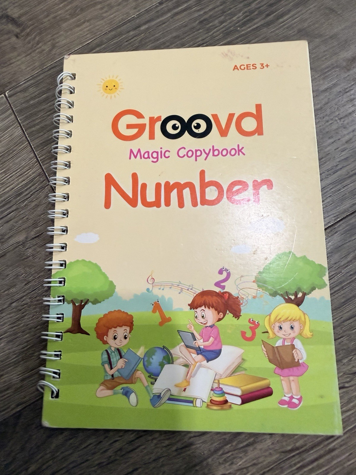 Grooved Magic Practice Copybook Set for Preschoolers and Kids